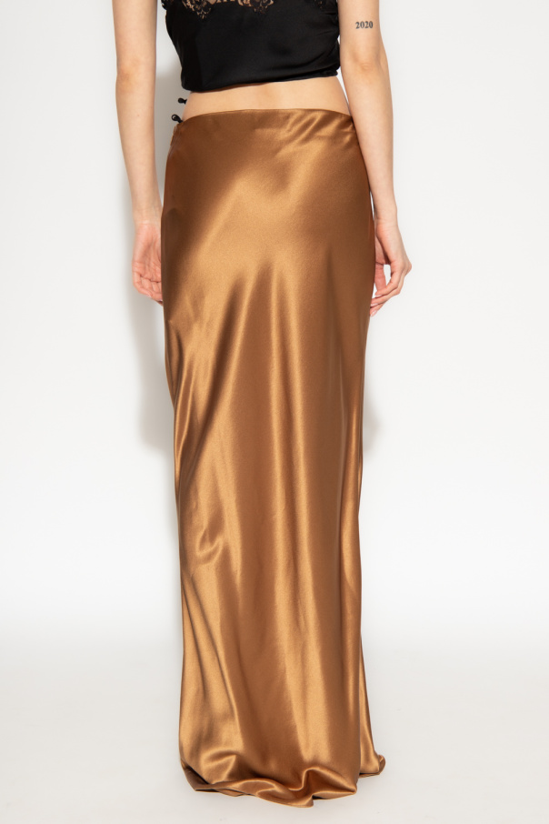 スカート SAINT LAURENT Women Skirts 820312Y3A992498 Brown midi skirt in cotton serge | Saint Laurent | YSL US